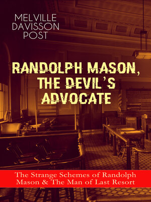 cover image of Randolph Mason, The Devil's Advocate